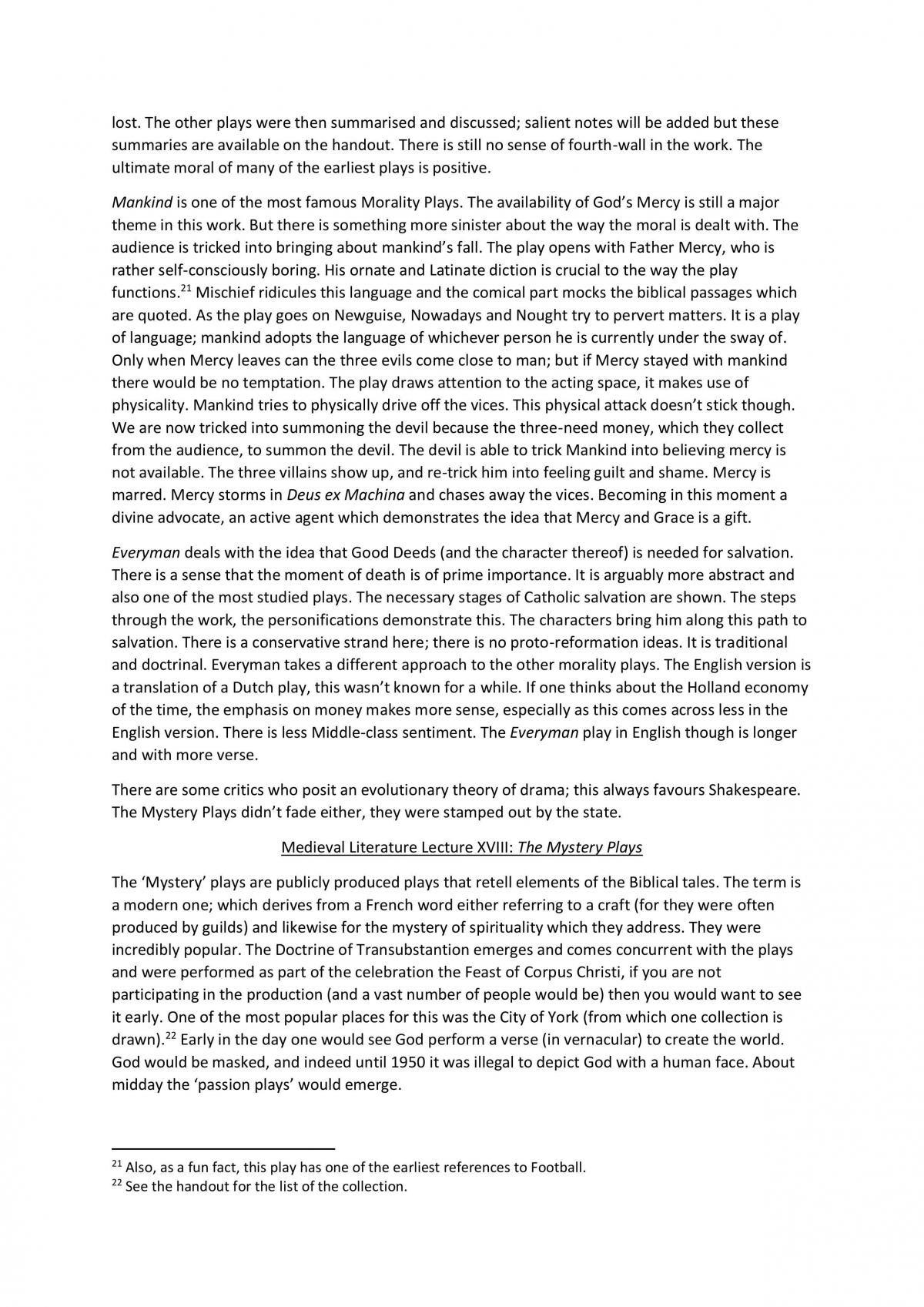 Medieval Literature Study Notes - Page 20