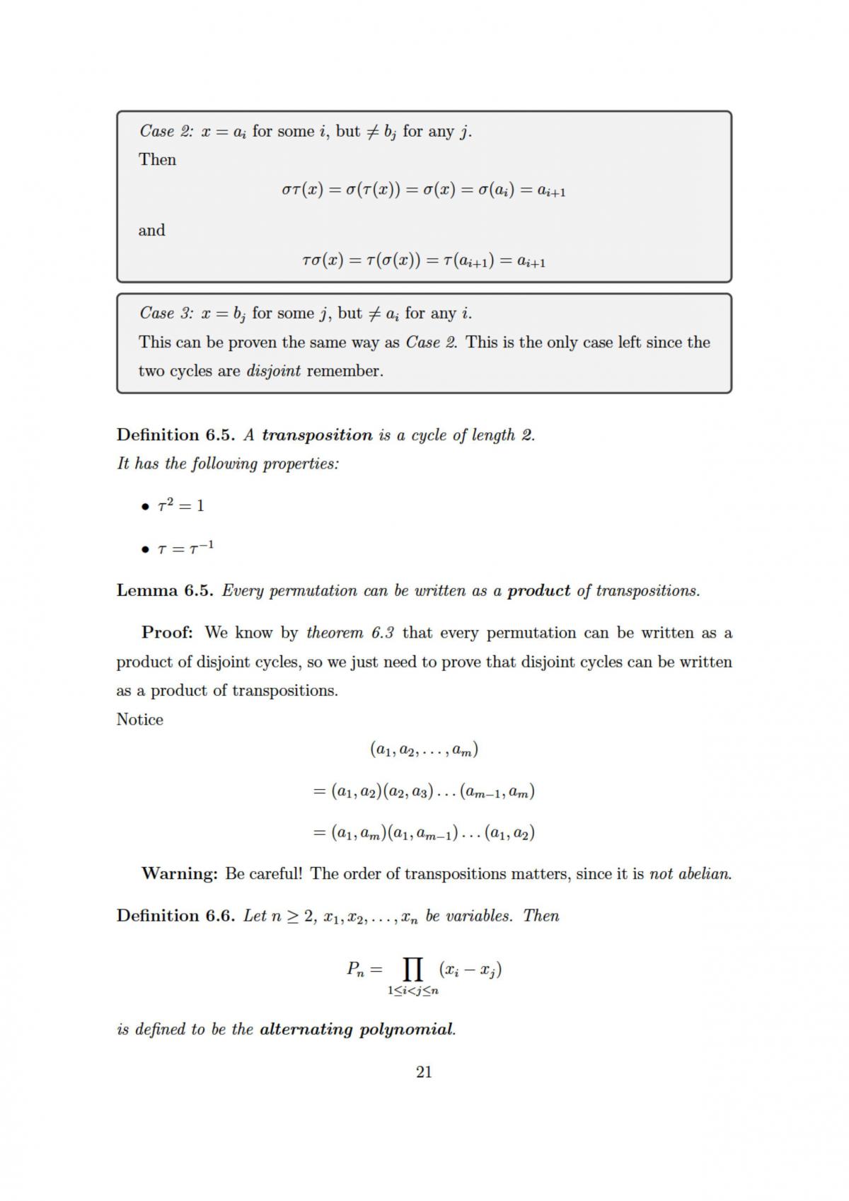 Intro to Abstract Algebra Notes - Page 21