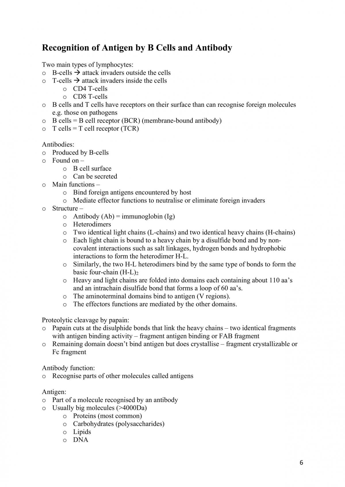 Immunology notes - Page 6