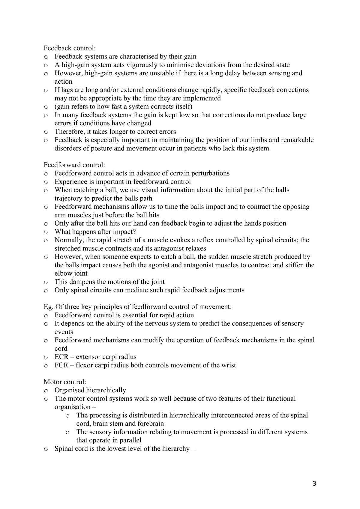 Motor systems notes  - Page 3