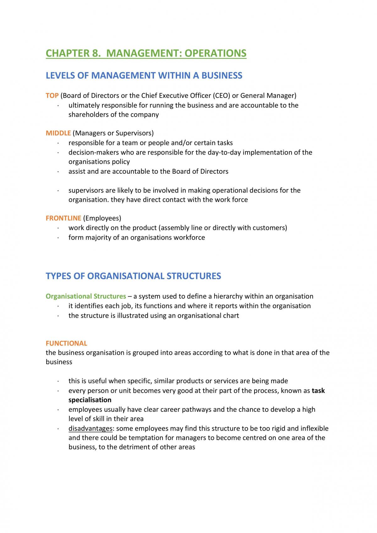 Business Notes Exam - Page 17