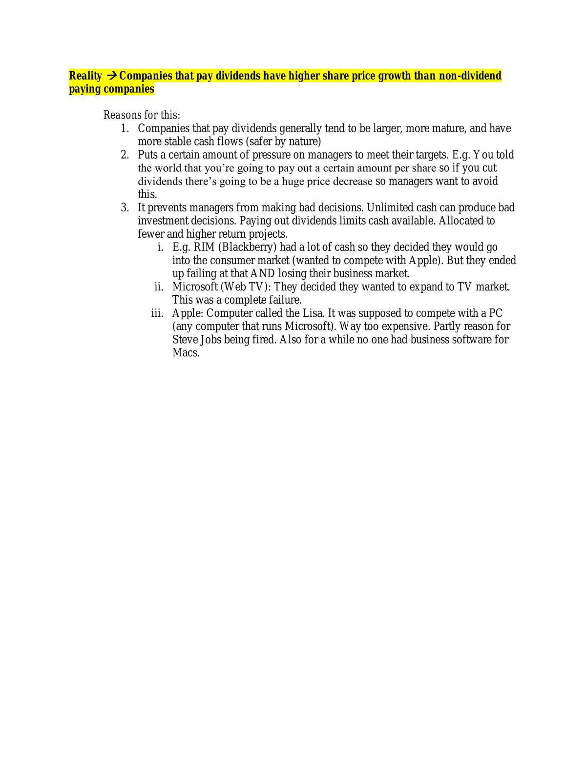 Managerial Finance Entire Course Notes - Page 31