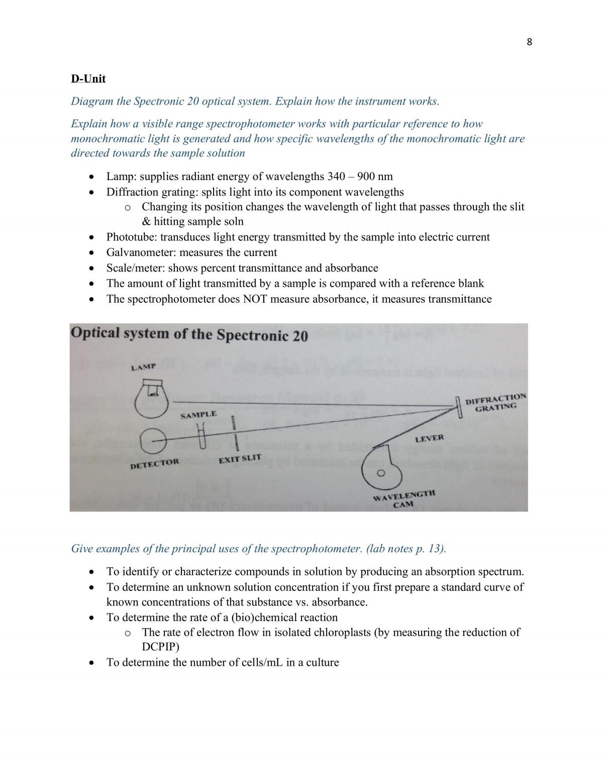 Complete Biology (Methods) 2290 Notes - Page 9