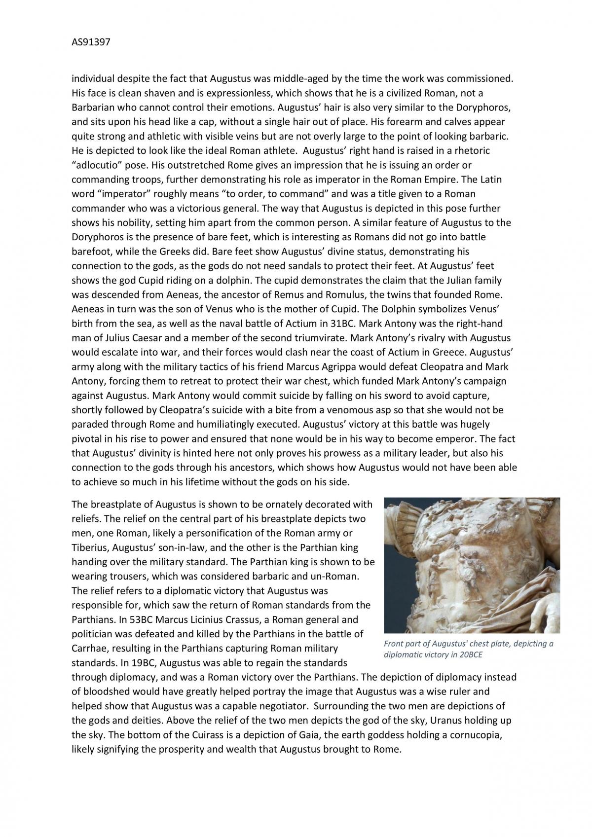AS91397: Demonstrate understanding of significant idealogy(ies) in the classical world.  - Page 3