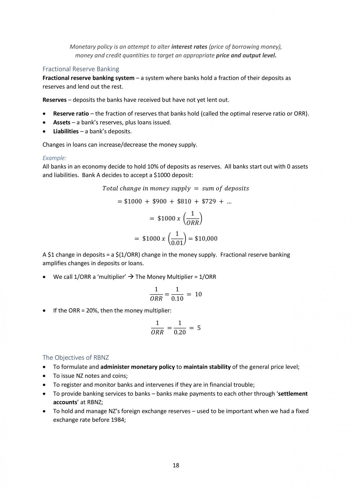 Principles of Macroeconomics ECON112 Notes - Page 18