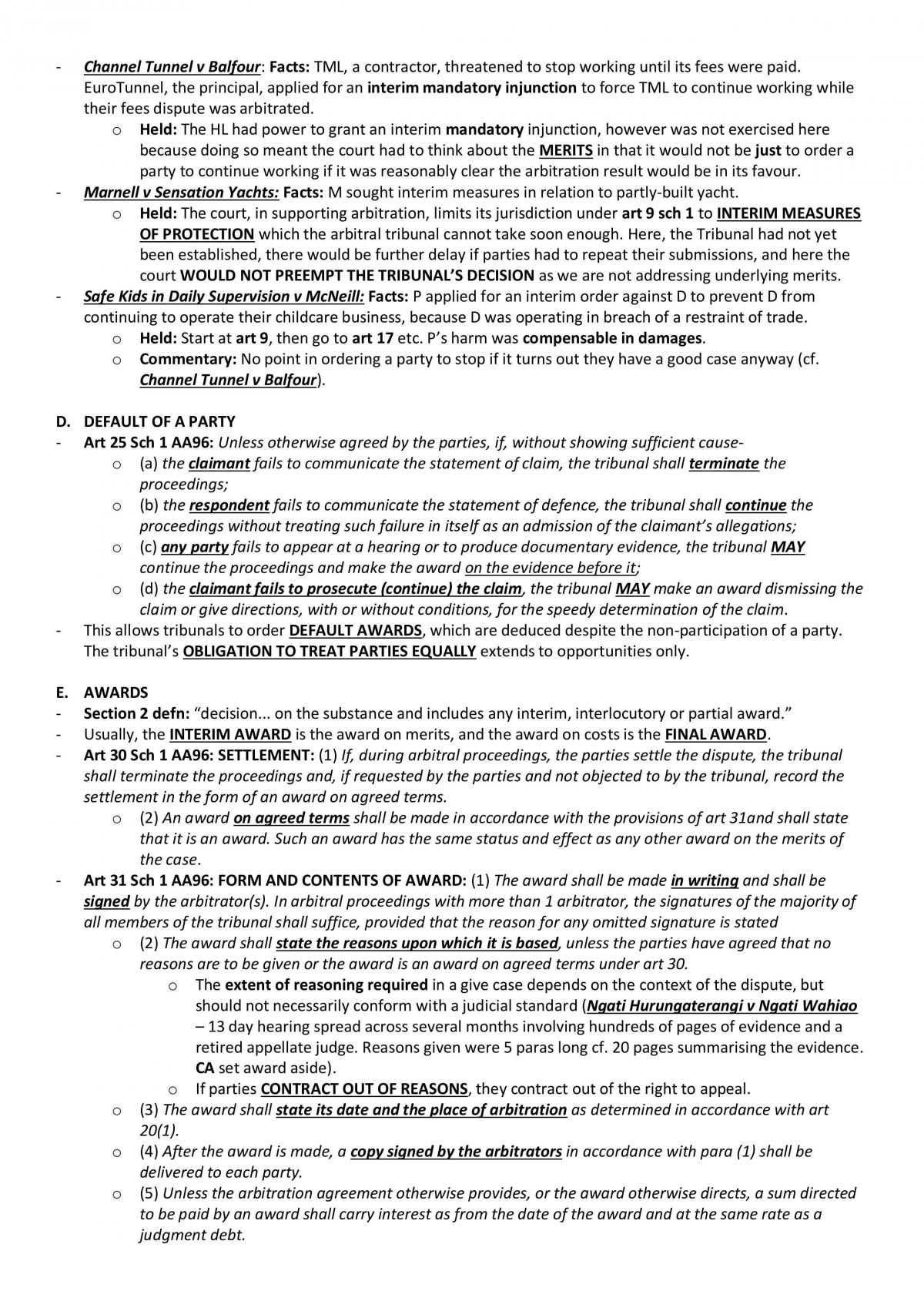 Commercial Arbitration Full Notes - Page 24