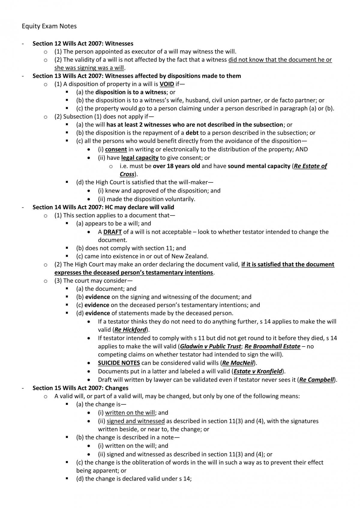 Equity Law complete notes - Page 32