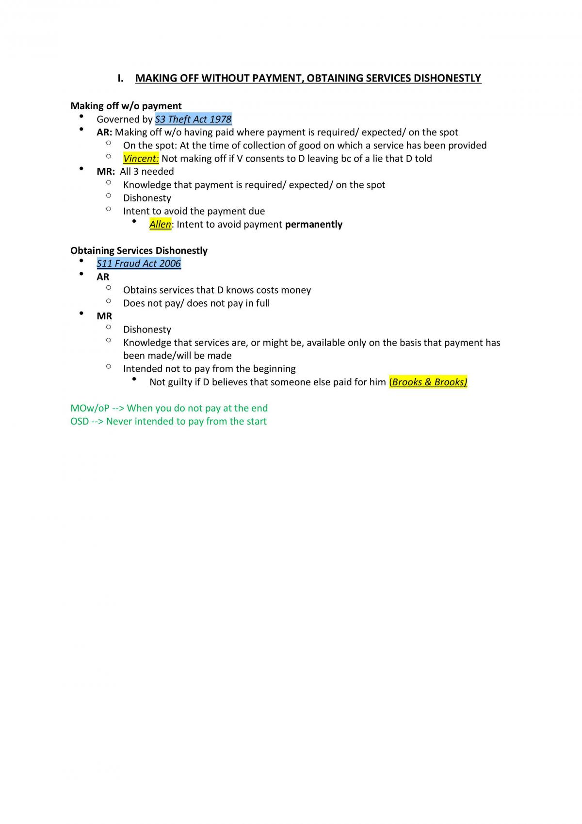 Complete Criminal Law Notes  - Page 16