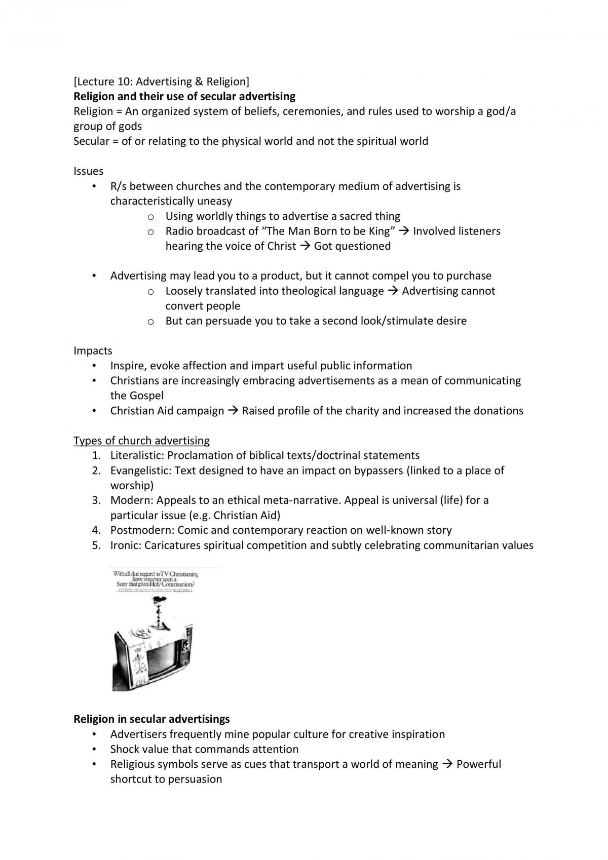 Complete study notes on GET1035 - Critical Perspectives in Advertising - Page 22