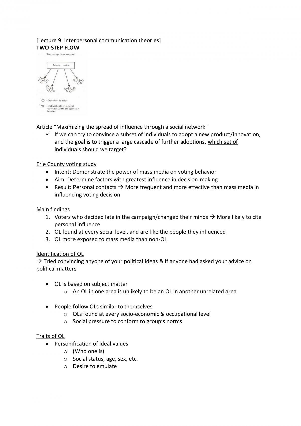 Complete study notes on NM2101 - Theories of Communications and New Media - Page 43
