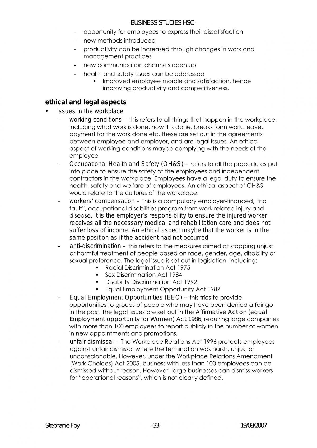 Full Business Studies Notes - Page 33
