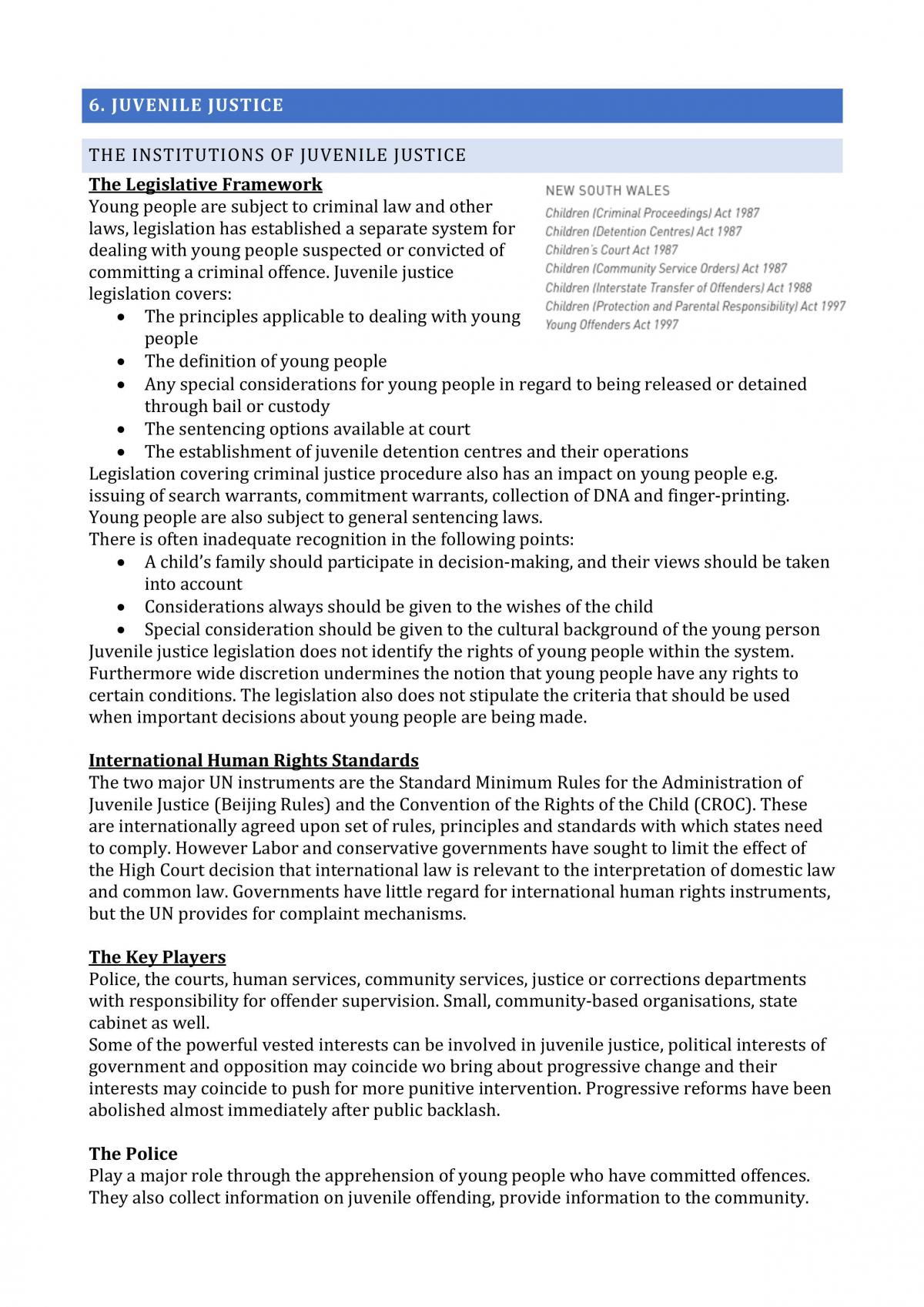 CRIM1011 Complete Notes - Page 40