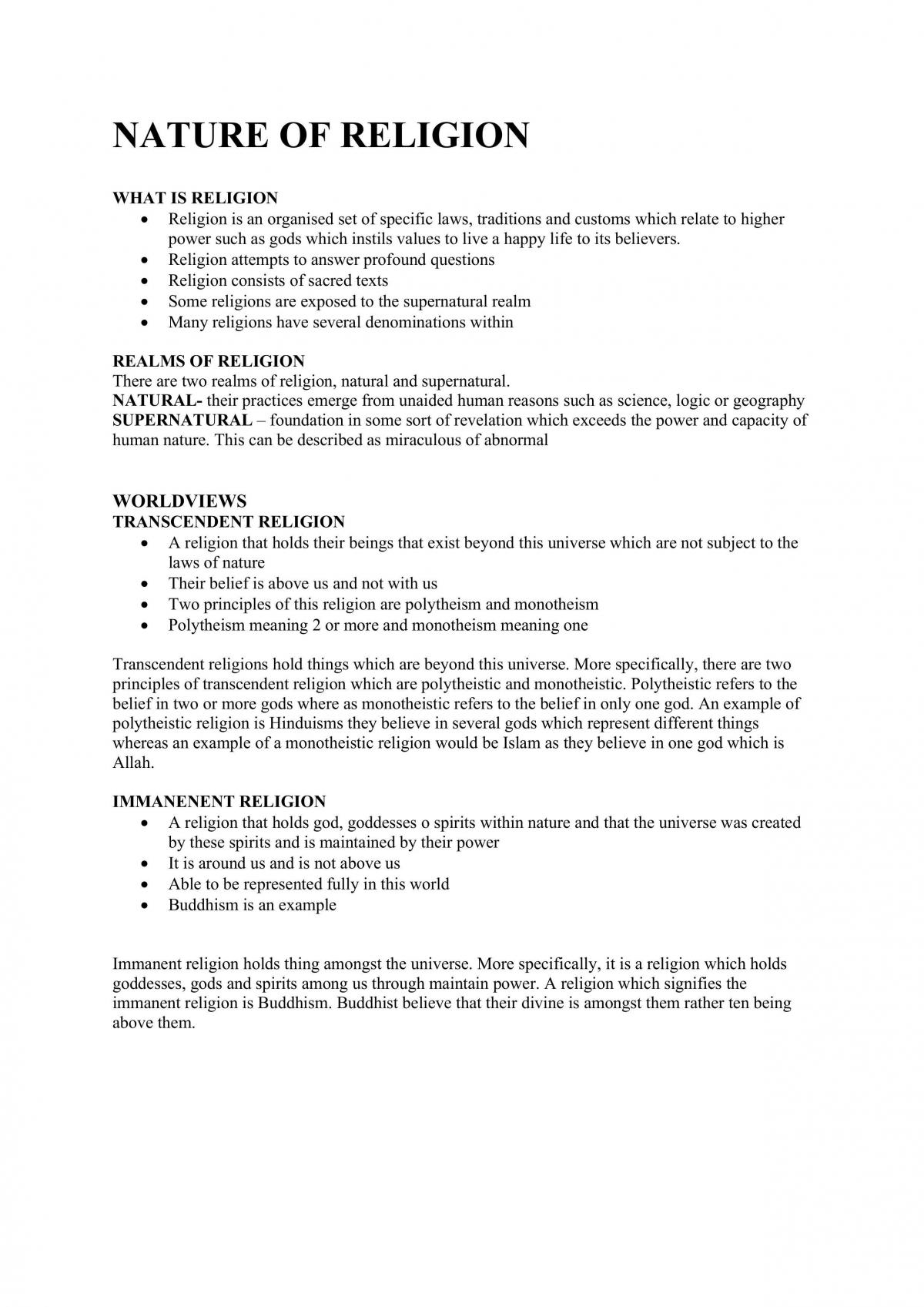 Studies of Religion II compelte notes - Page 3