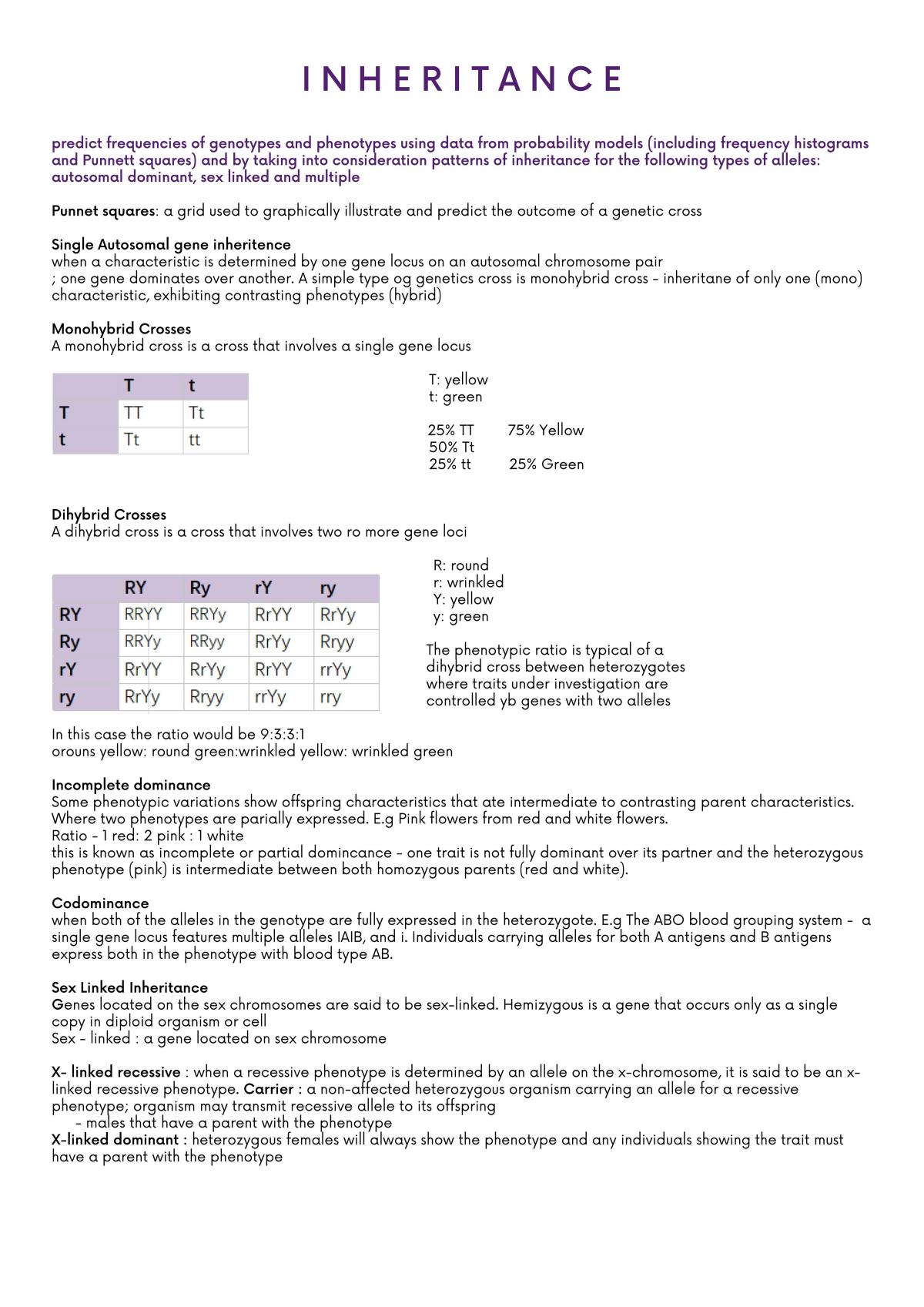 Biology Complete Notes 2020 QCE Syllabus  - Page 19