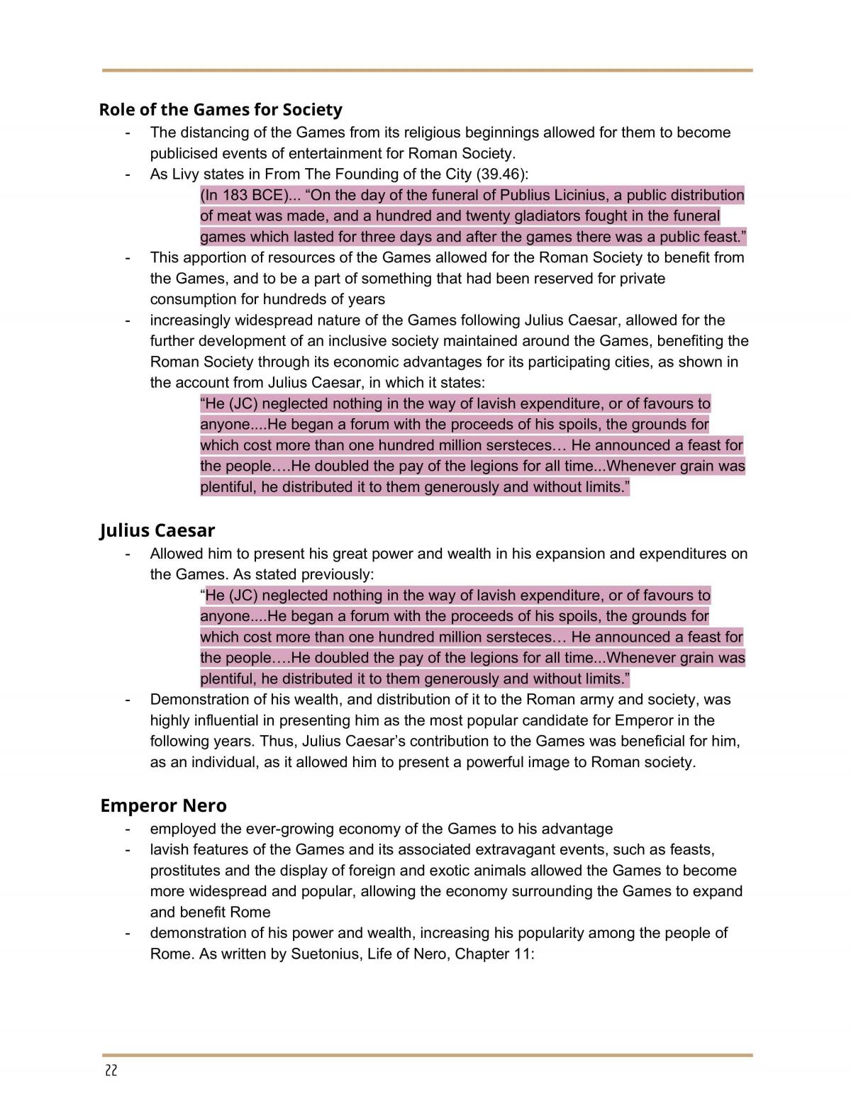Prelim Ancient History Study Notes - Page 22