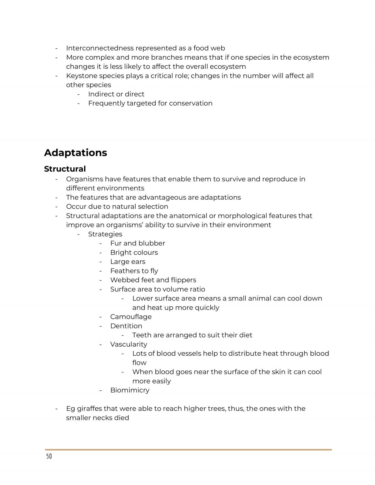 Prelim Biology Full Study Notes - Page 50
