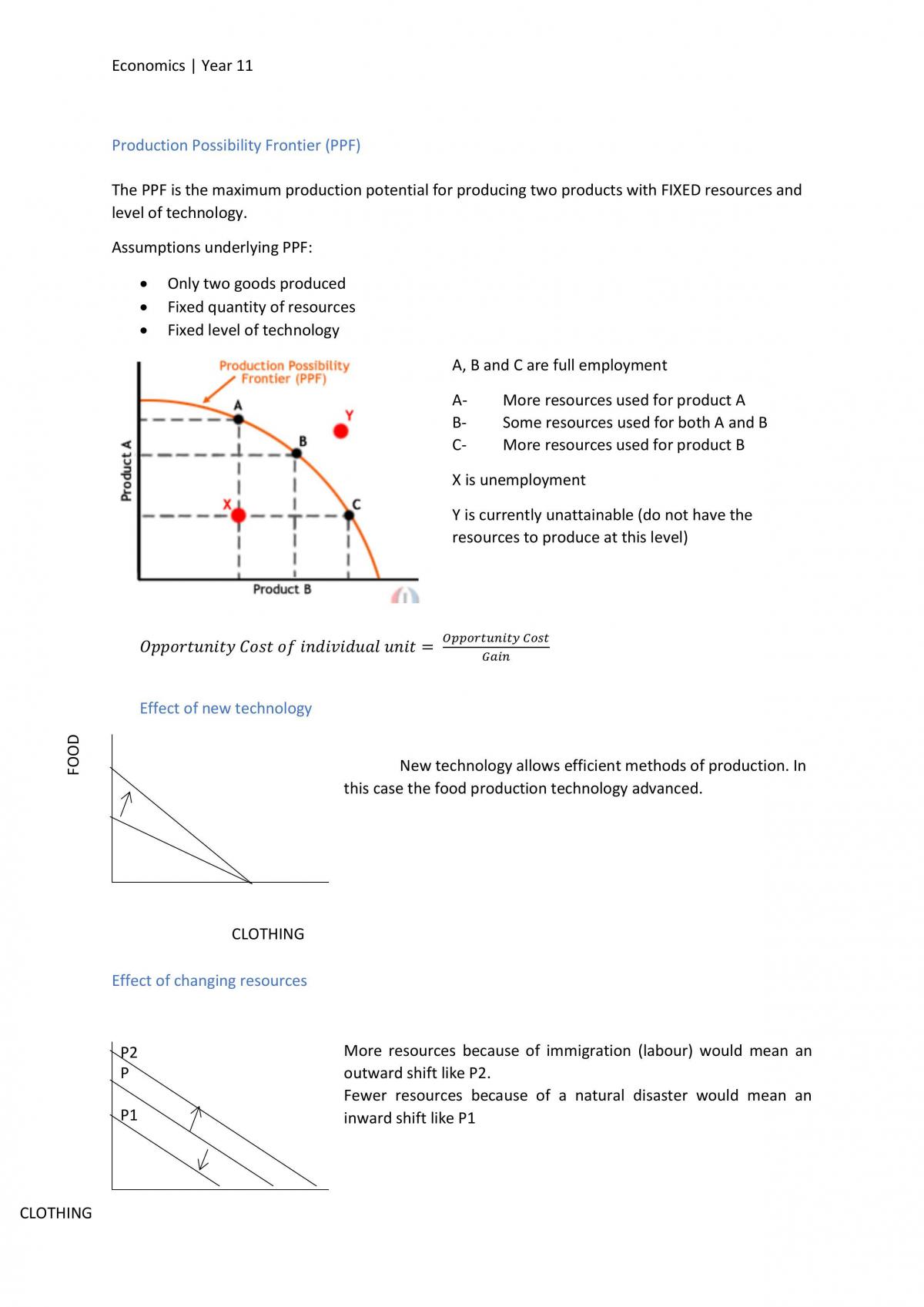 Year 11 Complete Economics Notes - Page 3