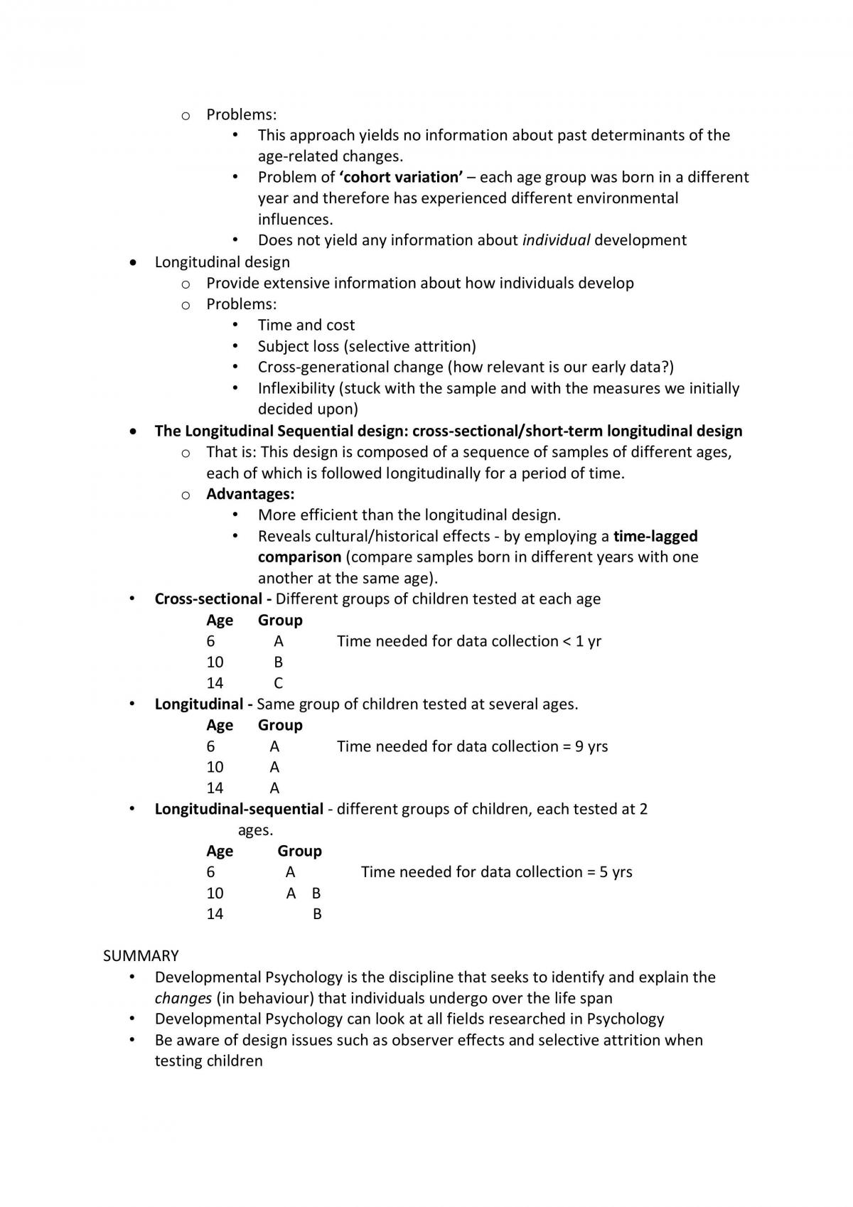 PSYCH1001 Complete Study Notes  - Page 75