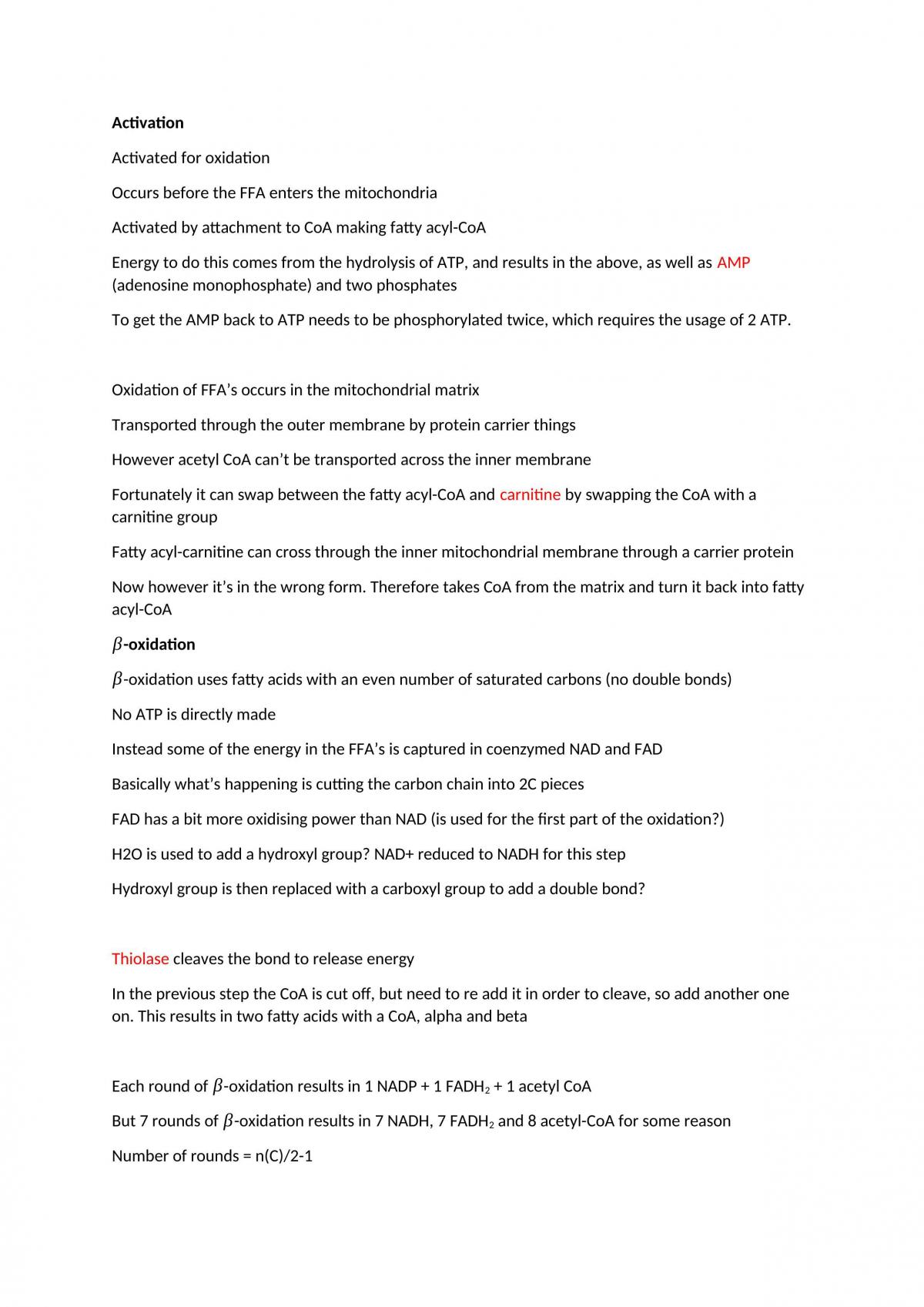 BIOC192 (Foundations of Biochemistry) complete set of notes - Page 60