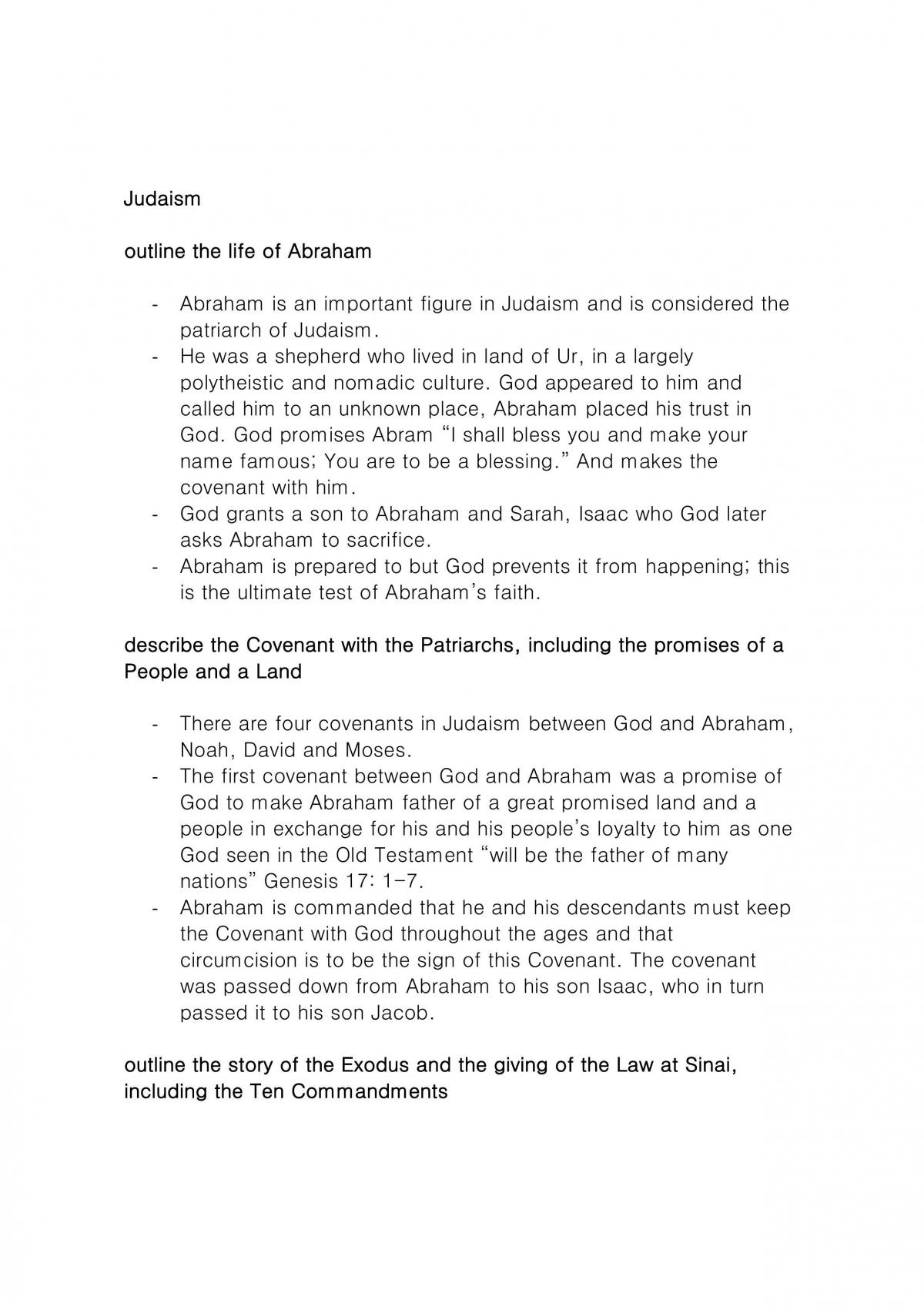 SOR II Full Syllabus Notes: Christianity, Islam, Judiasm - Page 15