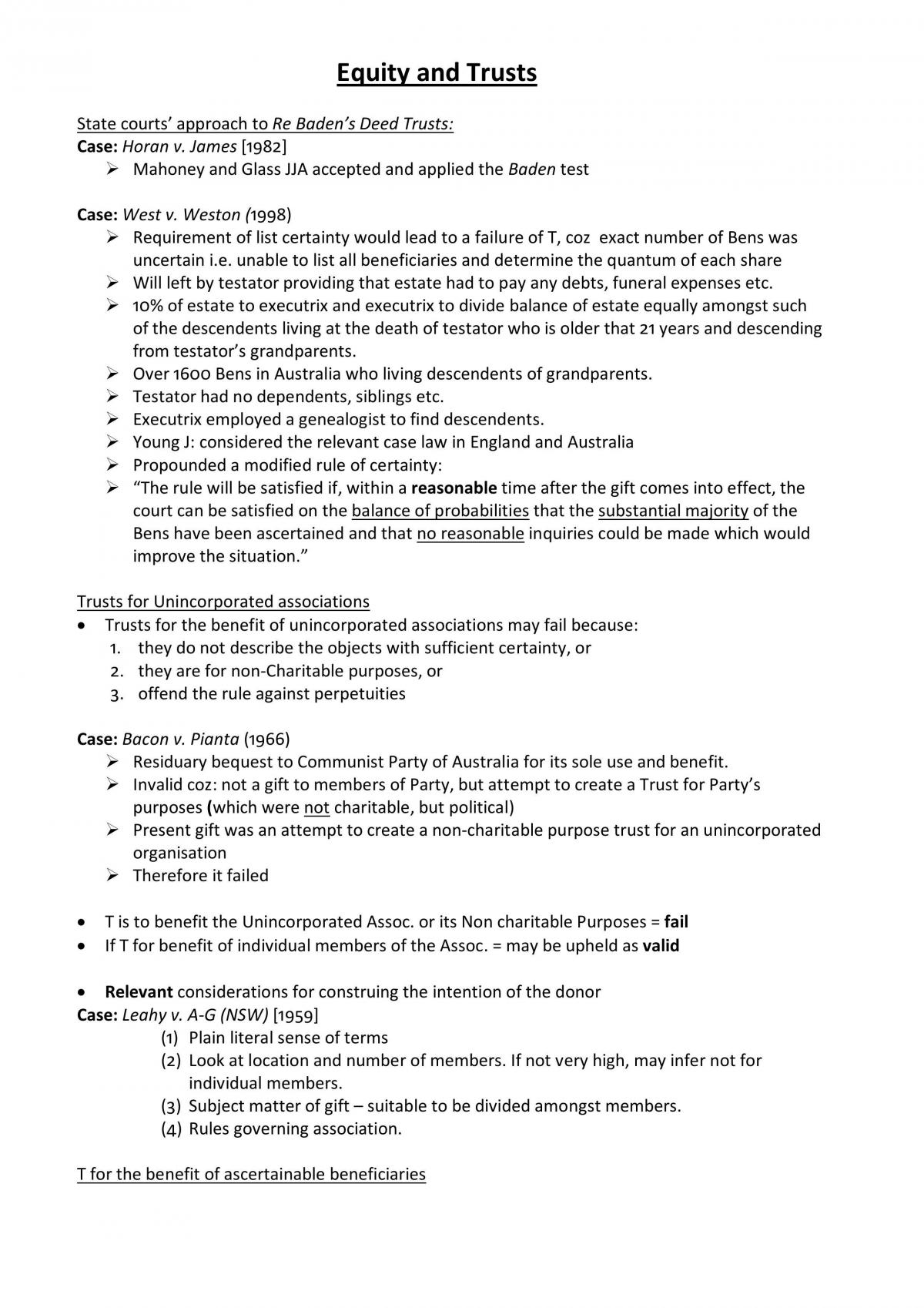 Equity and Trusts Notes - Page 119