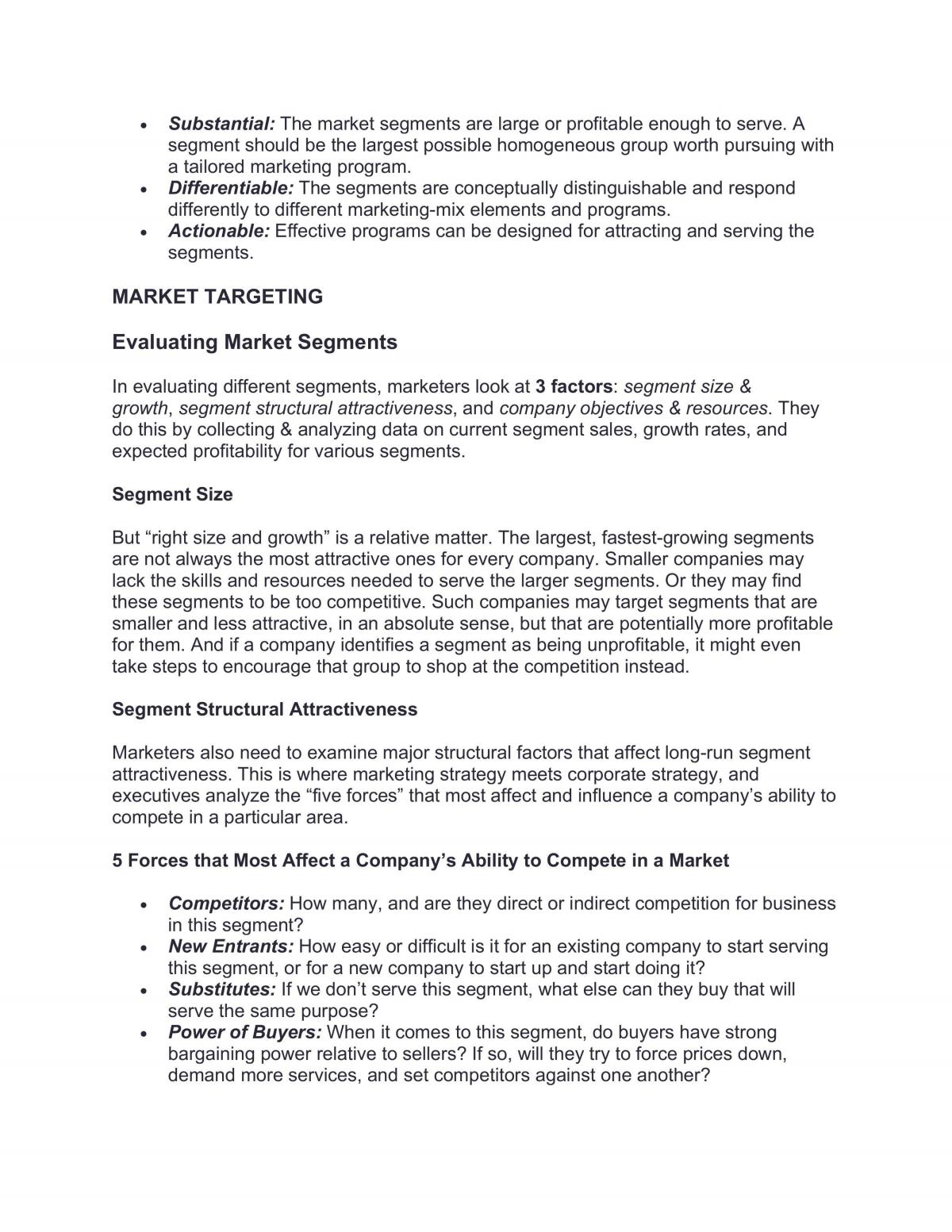MGT252 Principles of Marketing Notes - Page 51