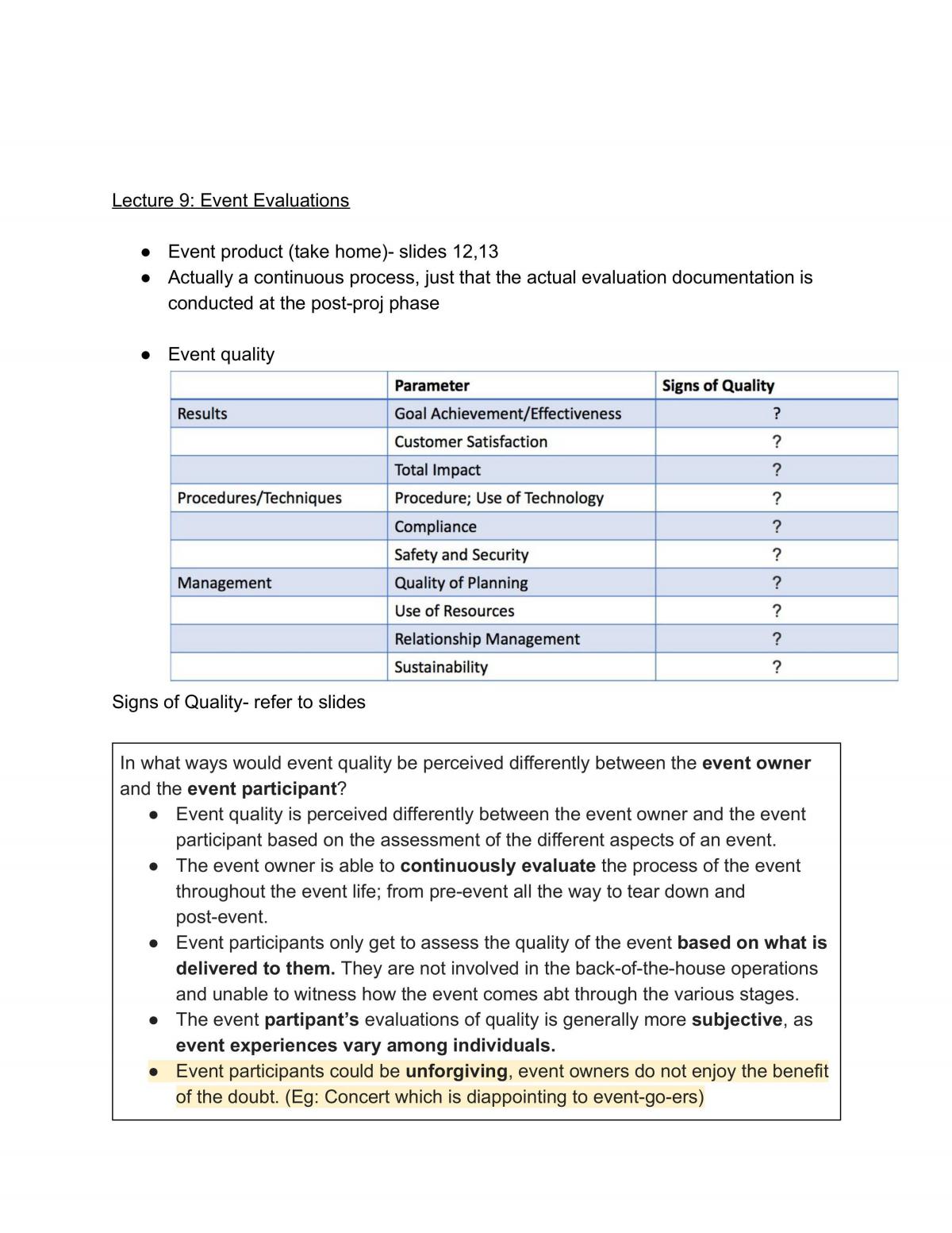 Events Management notes - Page 32