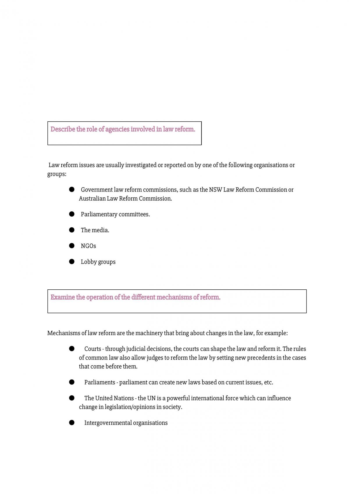 The Legal System Complete Study Notes  - Page 24