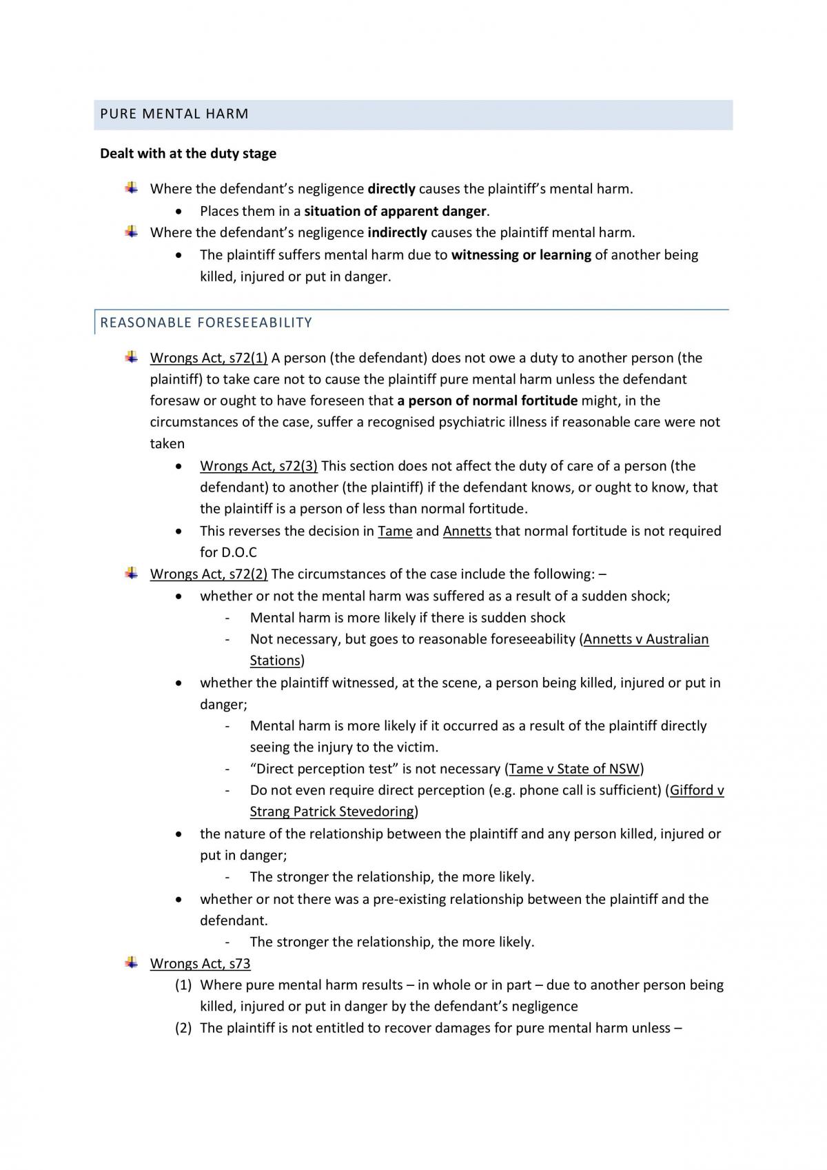 Torts B notes - Page 28