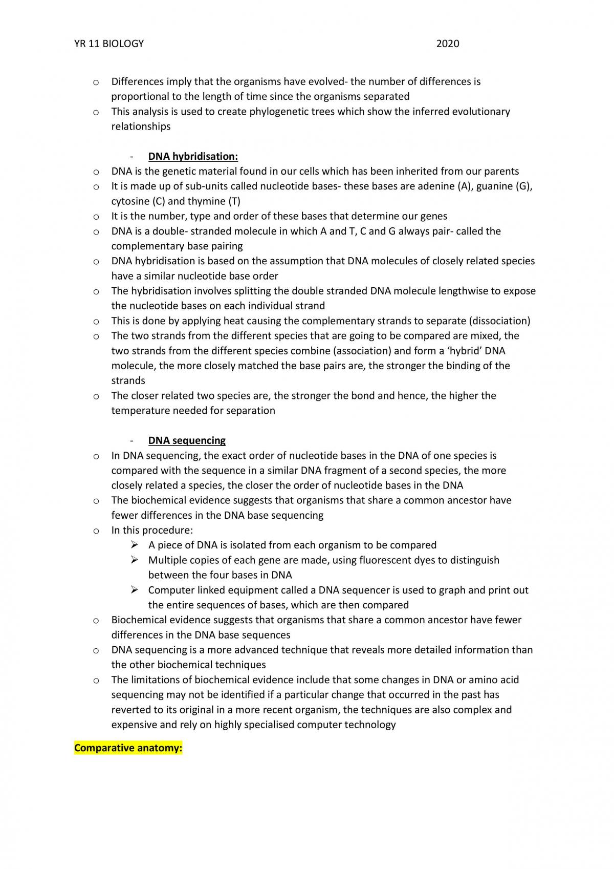 Preliminary Biology Notes - Page 37