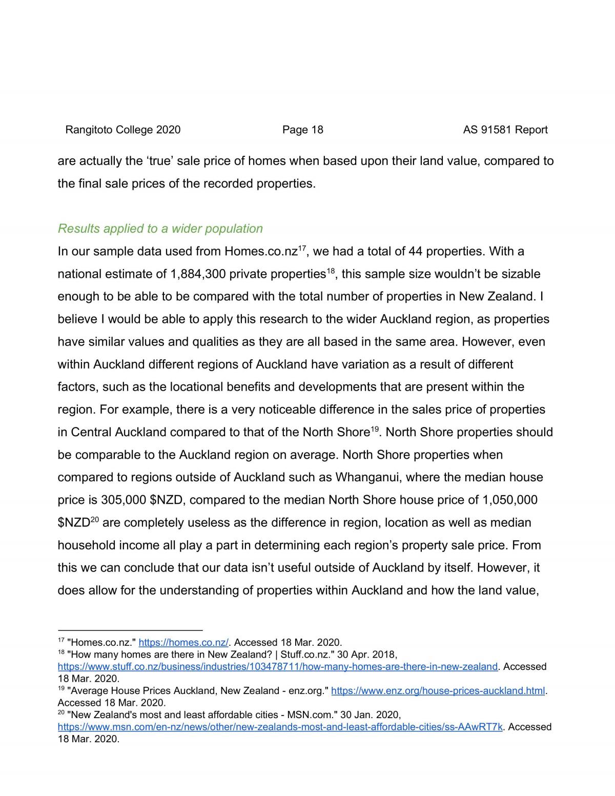 Statistics 3.09 Internal Assessment  - Page 18