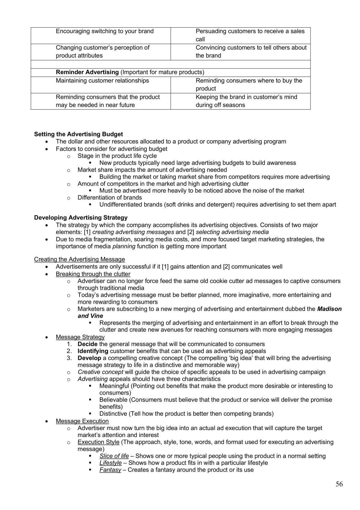 Marketing complete study notes - Page 56