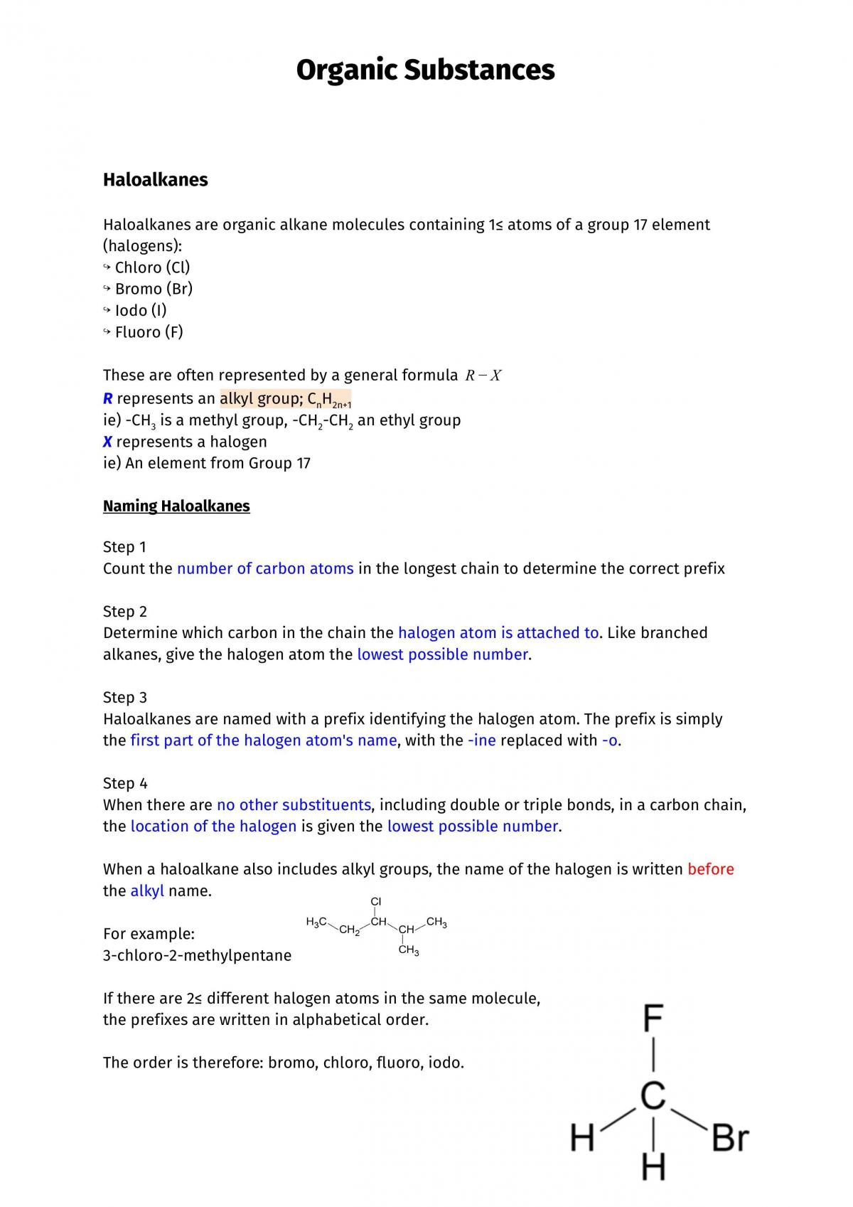 2.5 AS 91165 Full Notes on Organic Chemistry - Page 13