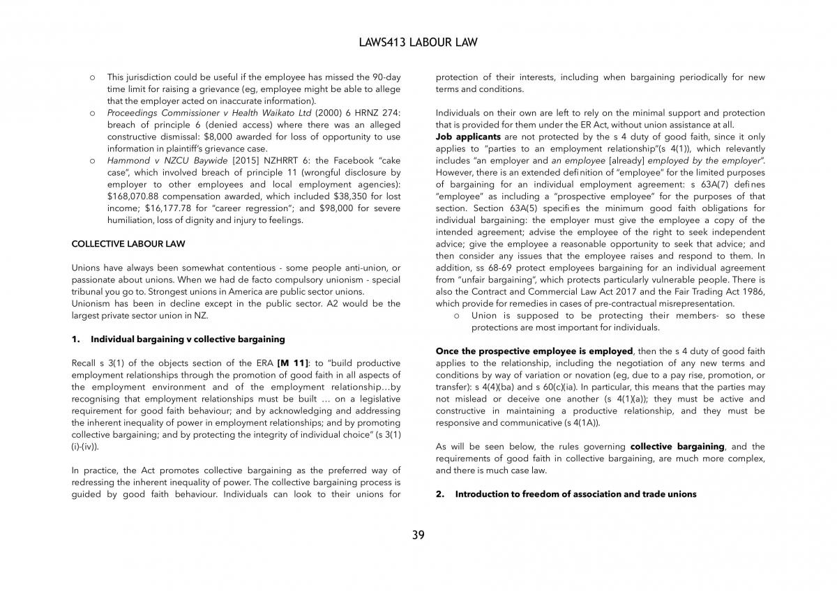 Full Summary of Labour Law - Page 39