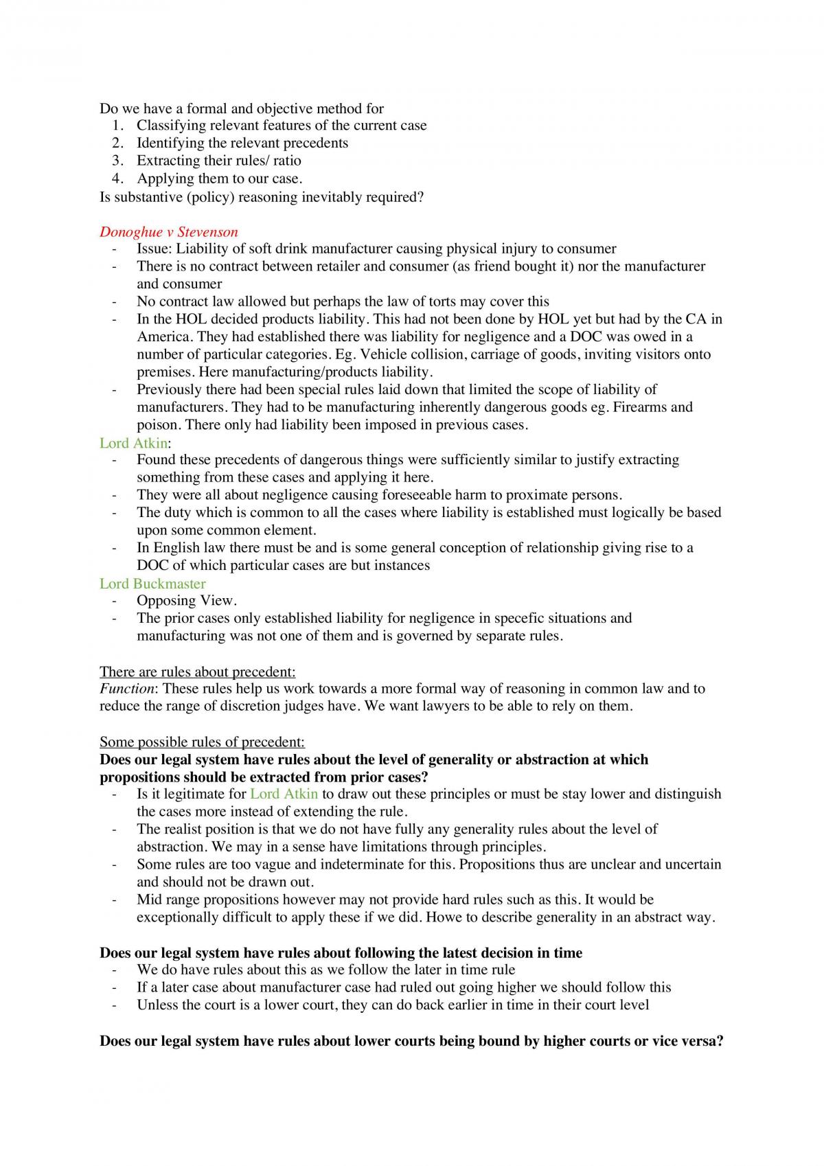 Jurisprudence Summary Notes - Page 18