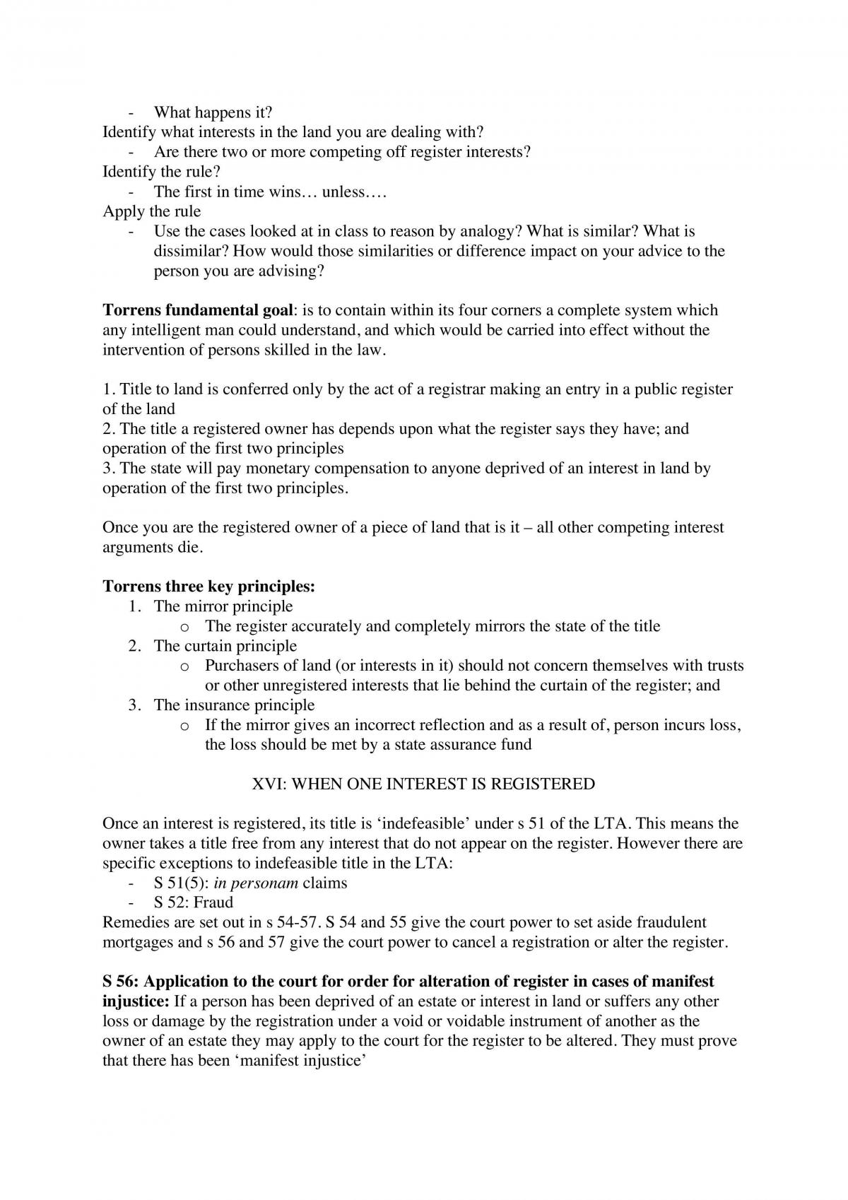 Property Law Summary Notes - Page 35