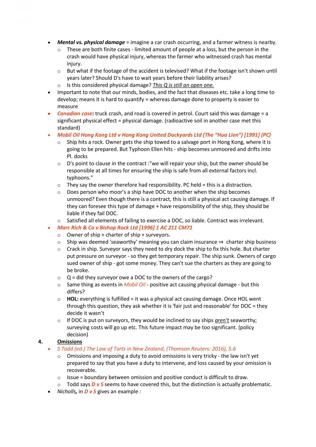 Law of Torts Complete Study Notes - Page 24