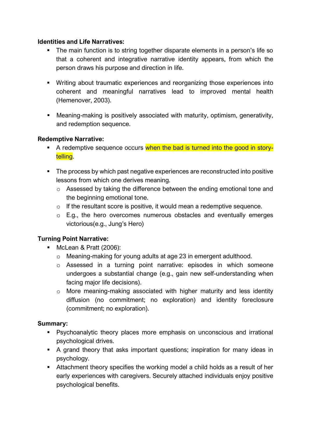 Personality & Individual Differences Study Notes - Page 52