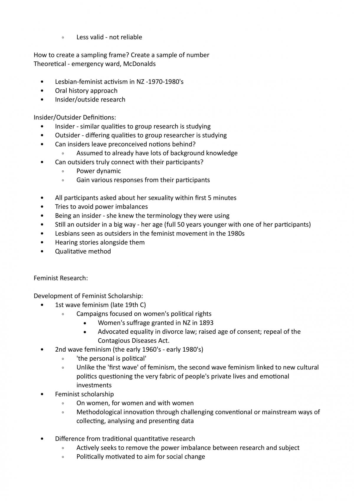 Sociological Research in Practice notes - Page 14