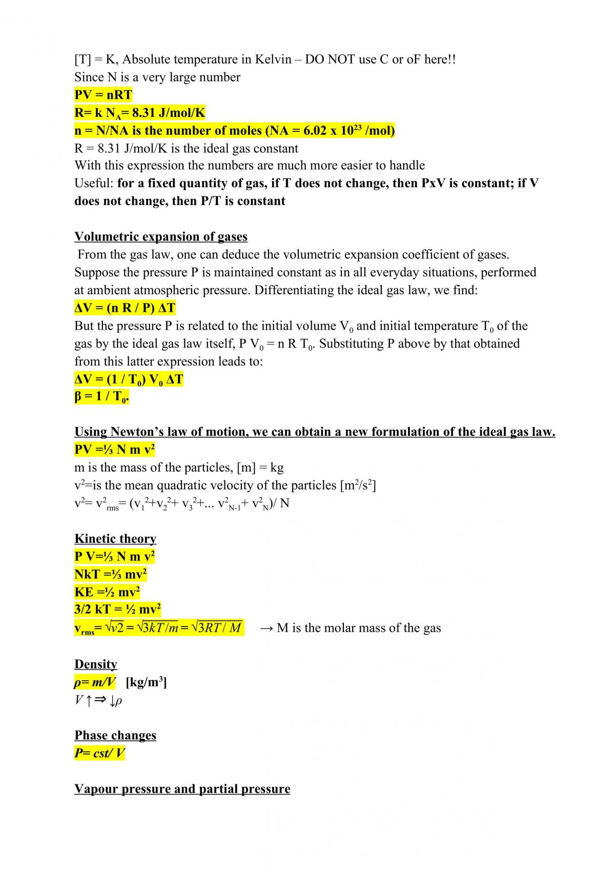Physics for the Life Sciences Notes - Page 36