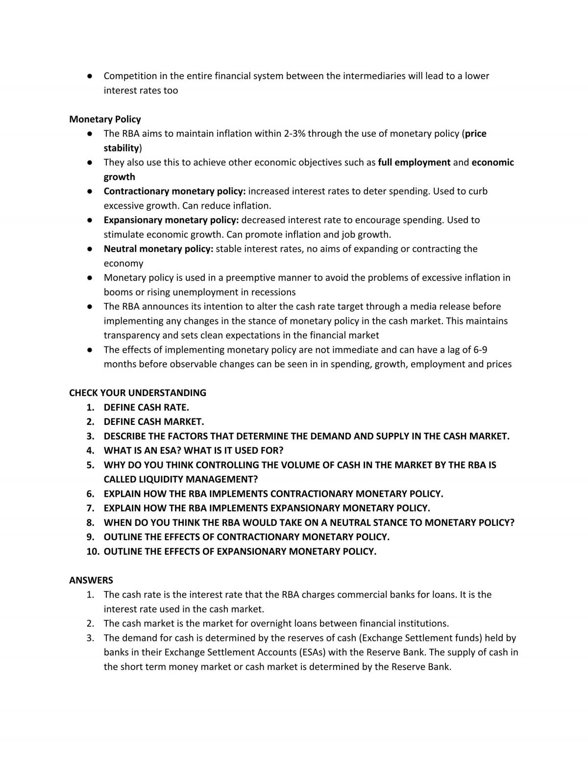 Economics Notes - Year 11 - Page 51