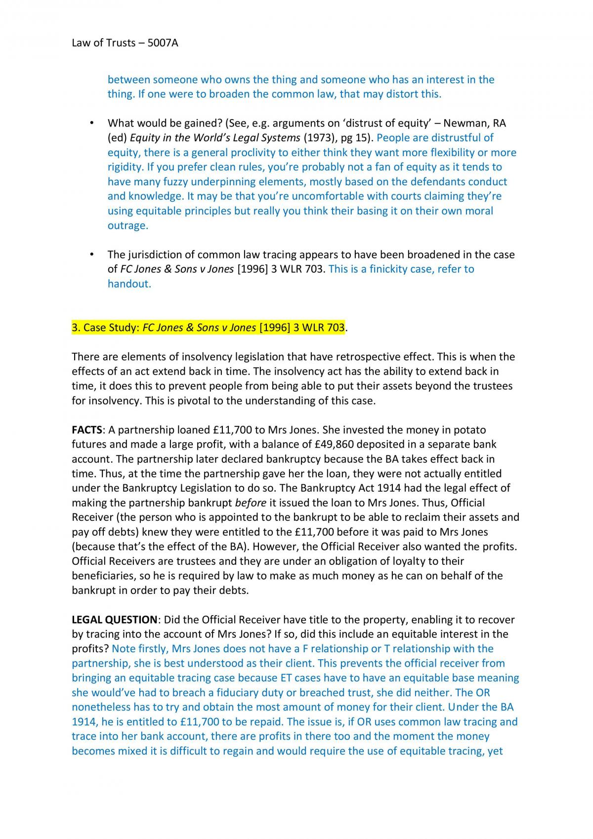Law of Trusts Full Study Notes - Page 99