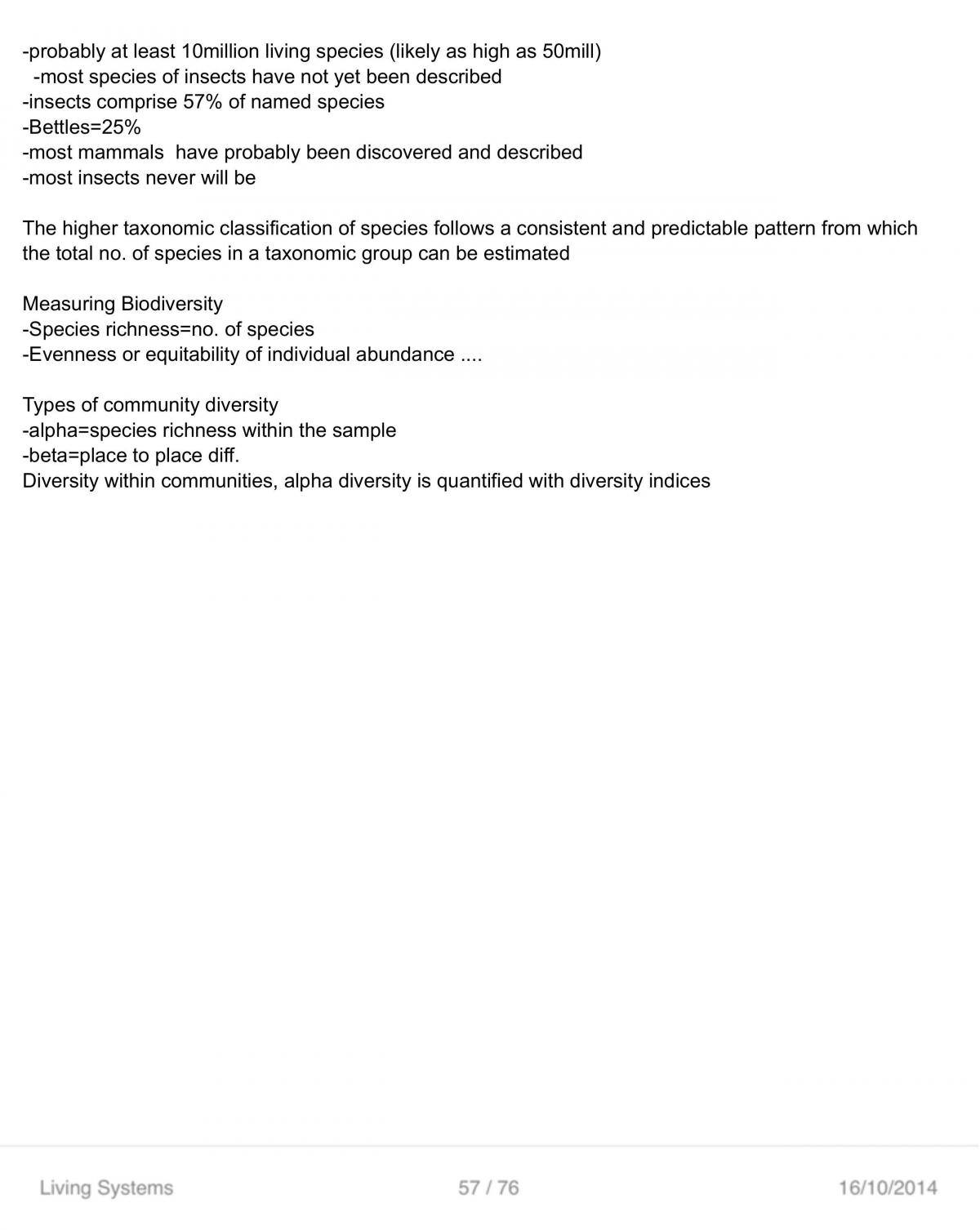 Living Systems Lecture Notes  - Page 57