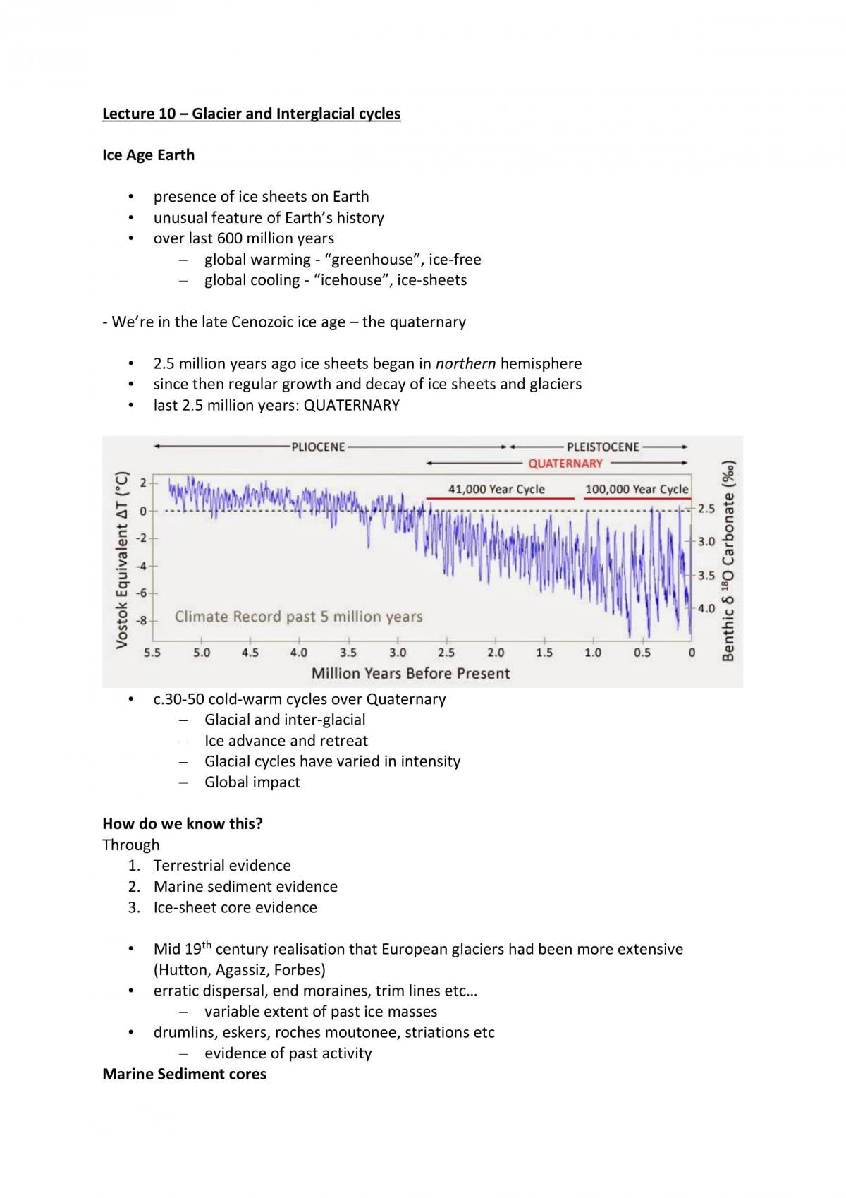 Changes in Earth Surface Processes notes - Page 35