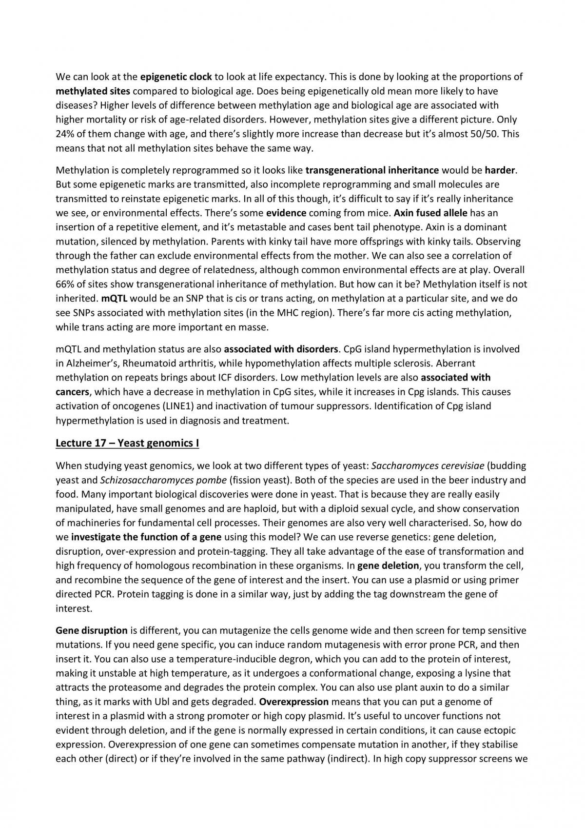 Complete notes on Genomes and Genomics 3 - Page 15