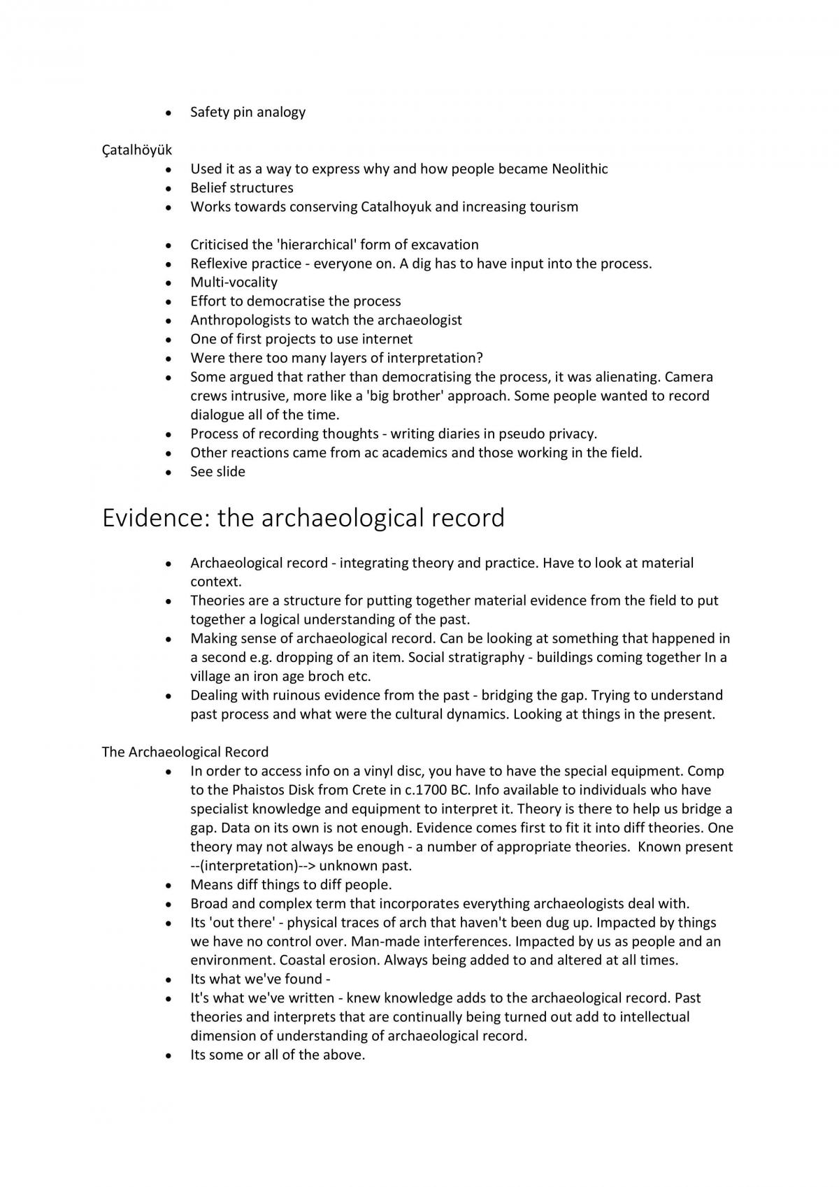 Archaeology Level 2 Notes - Page 19