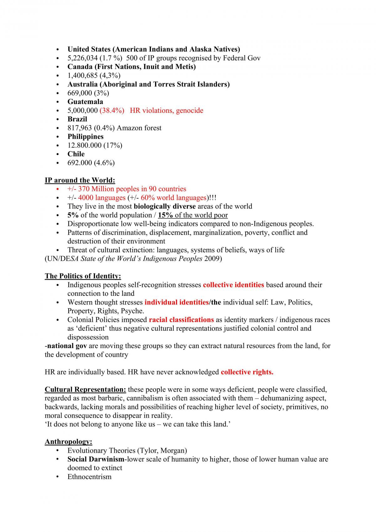 Selected Issues in Human Rights notes - Page 39