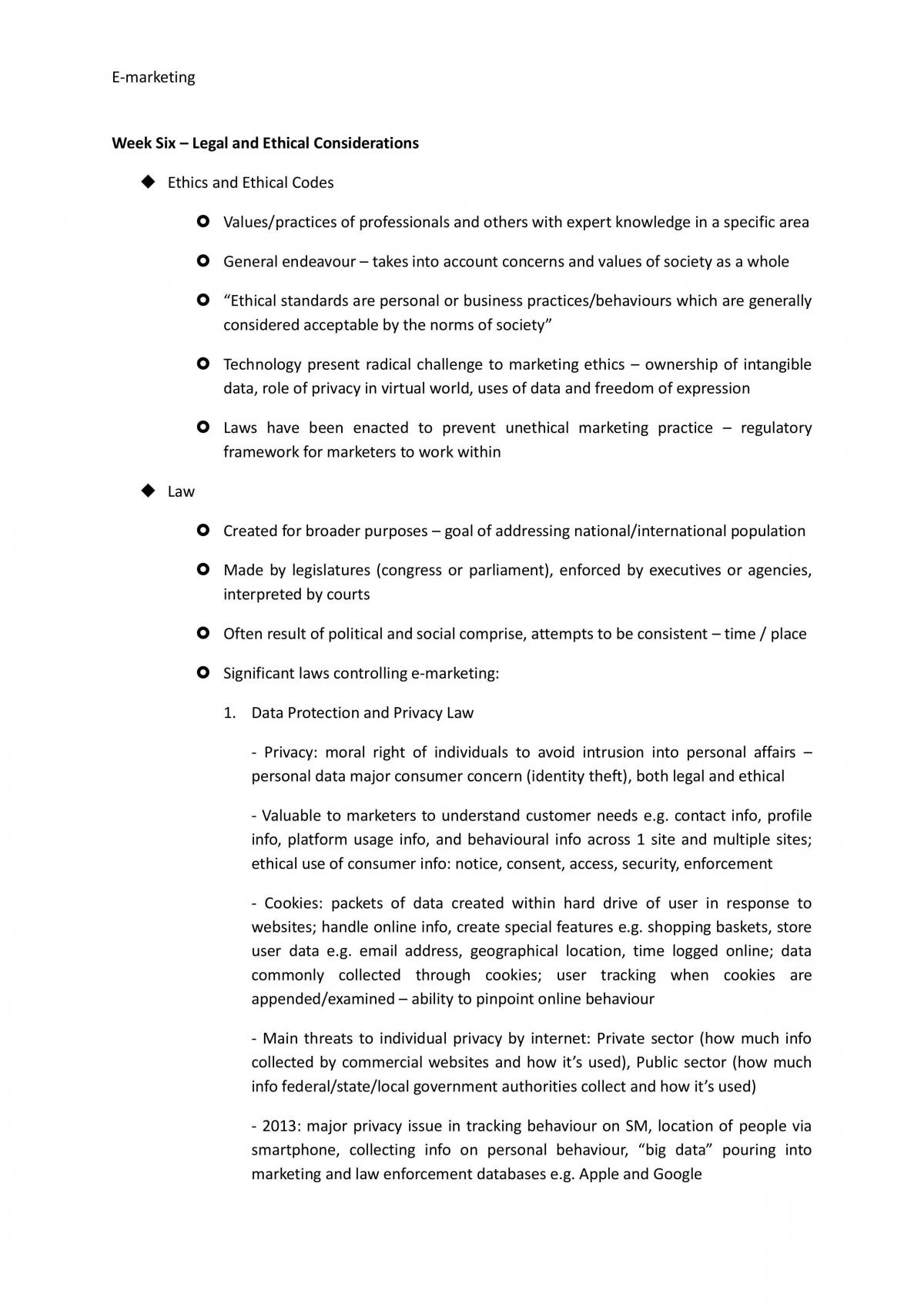 FULL SEMESTER NOTES: E-Marketing & Management of Services - Page 21