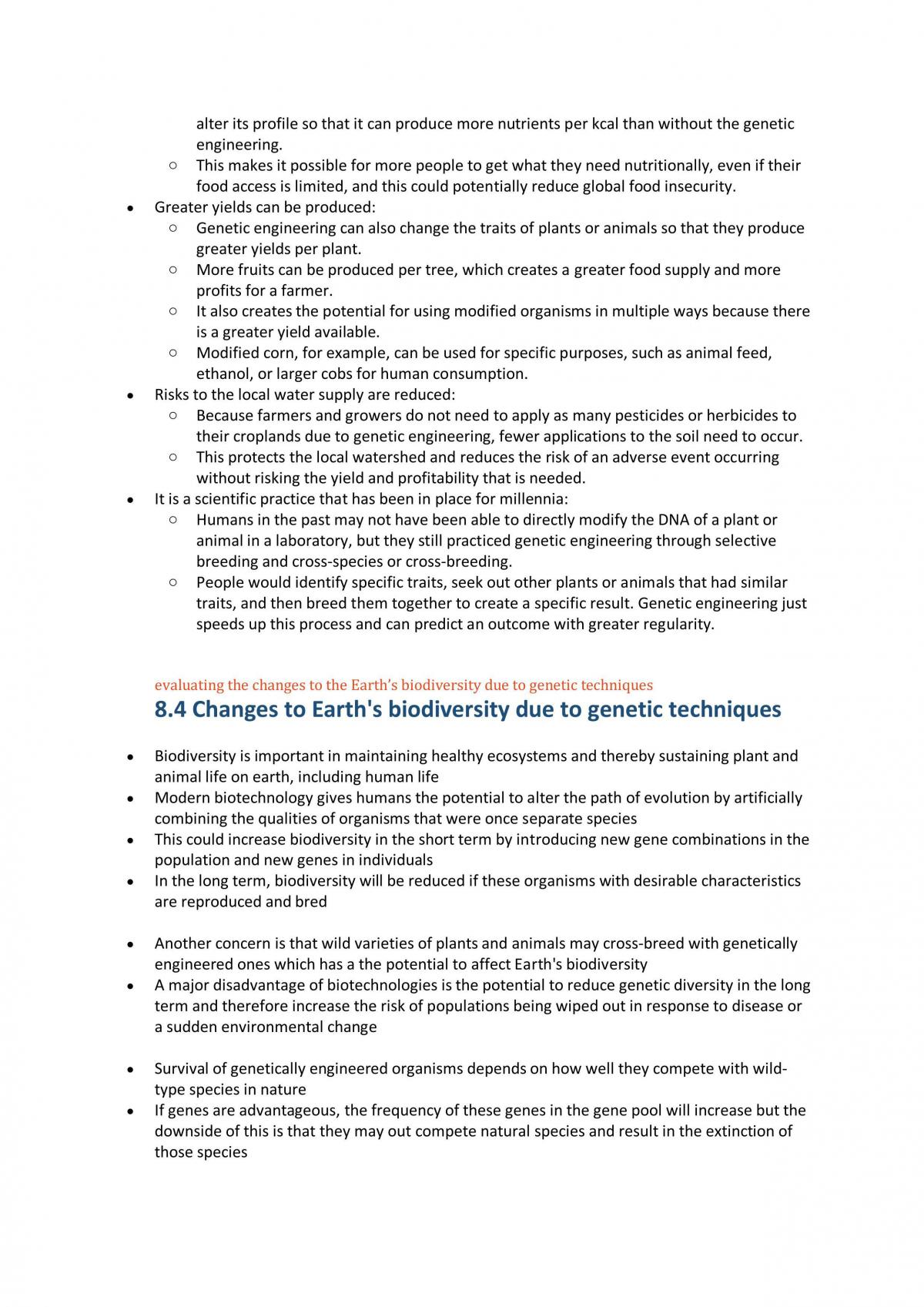 Unit 6 - Genetic Change  - Page 25