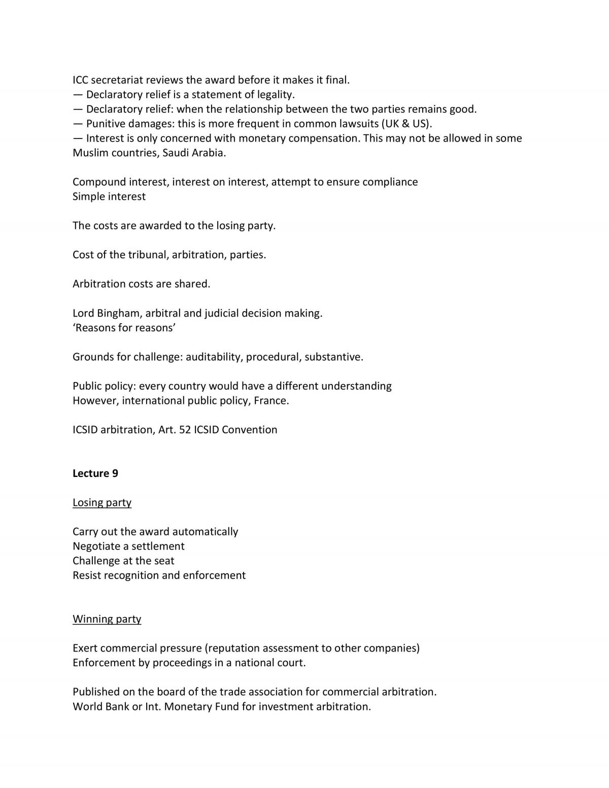 International Arbitration Notes - Page 22